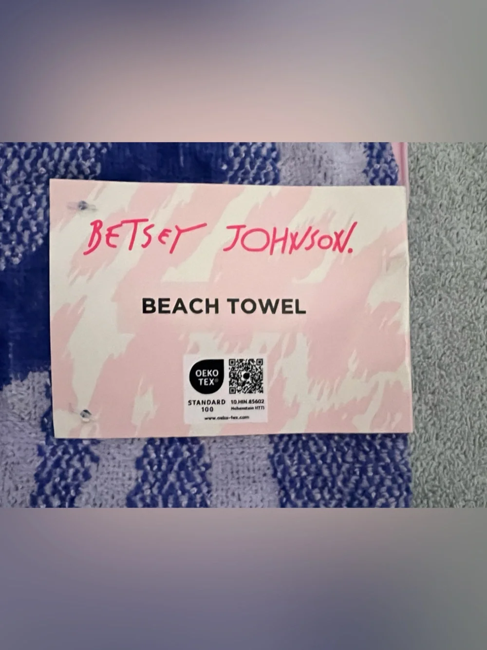 Betsey Johnson Flower Starfish Jellyfish Beach Towel